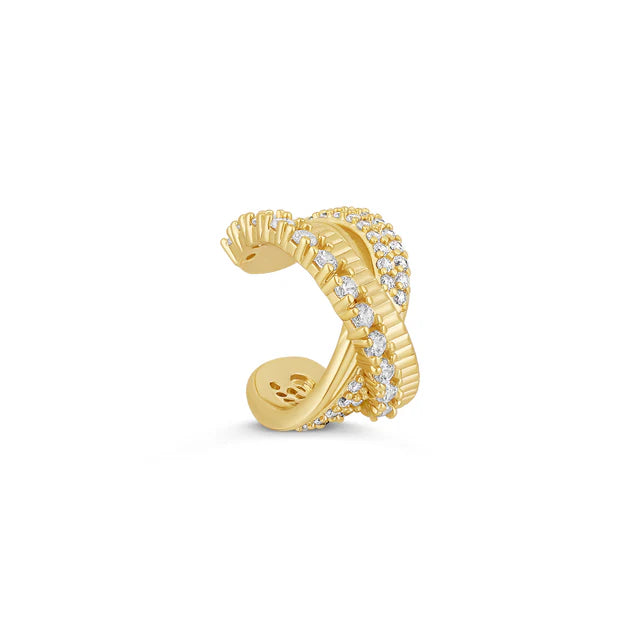 Twist Pavé Cuff