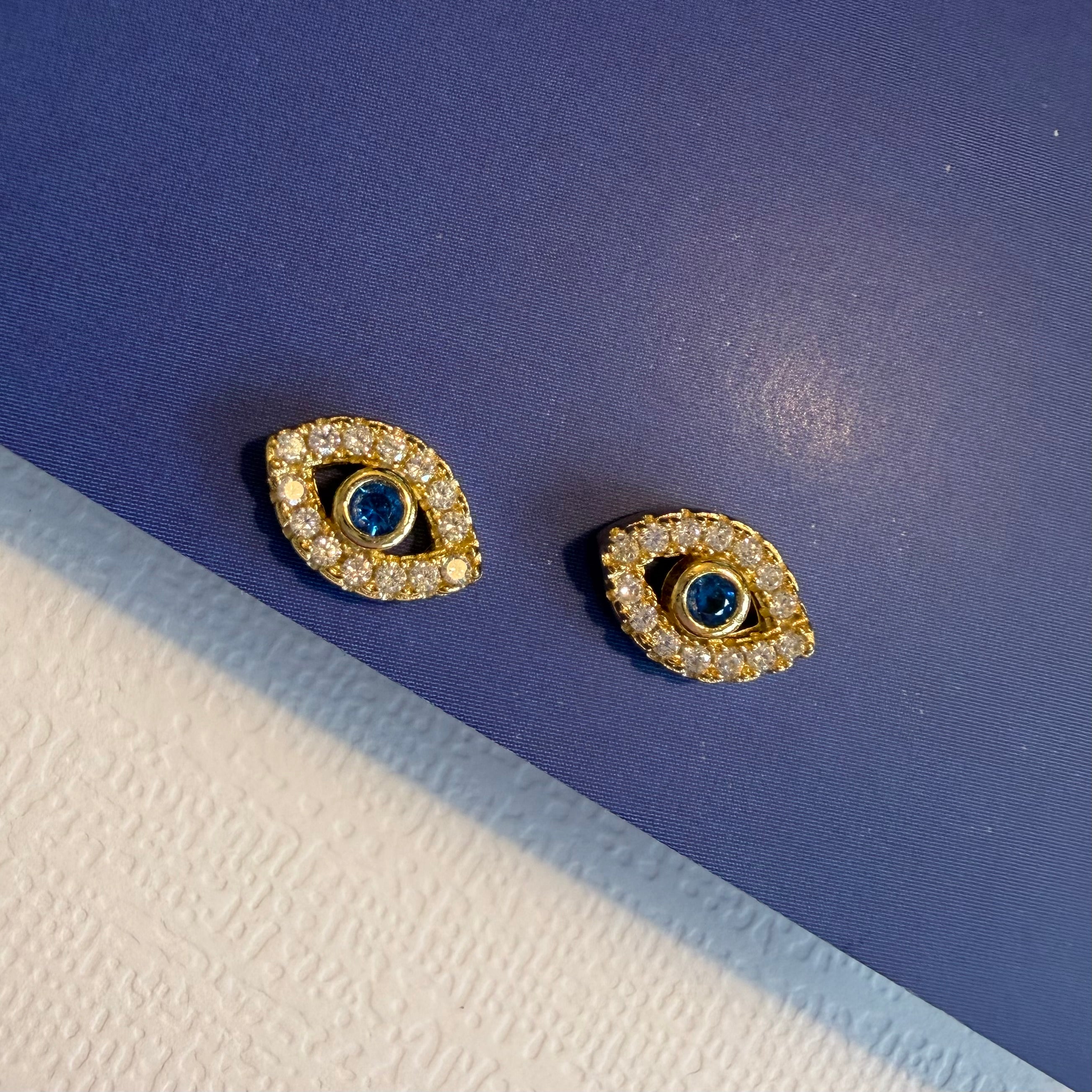 Evil eye studs