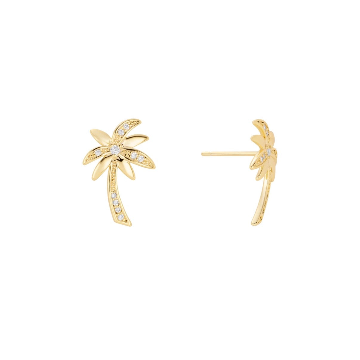 Palm tree stud