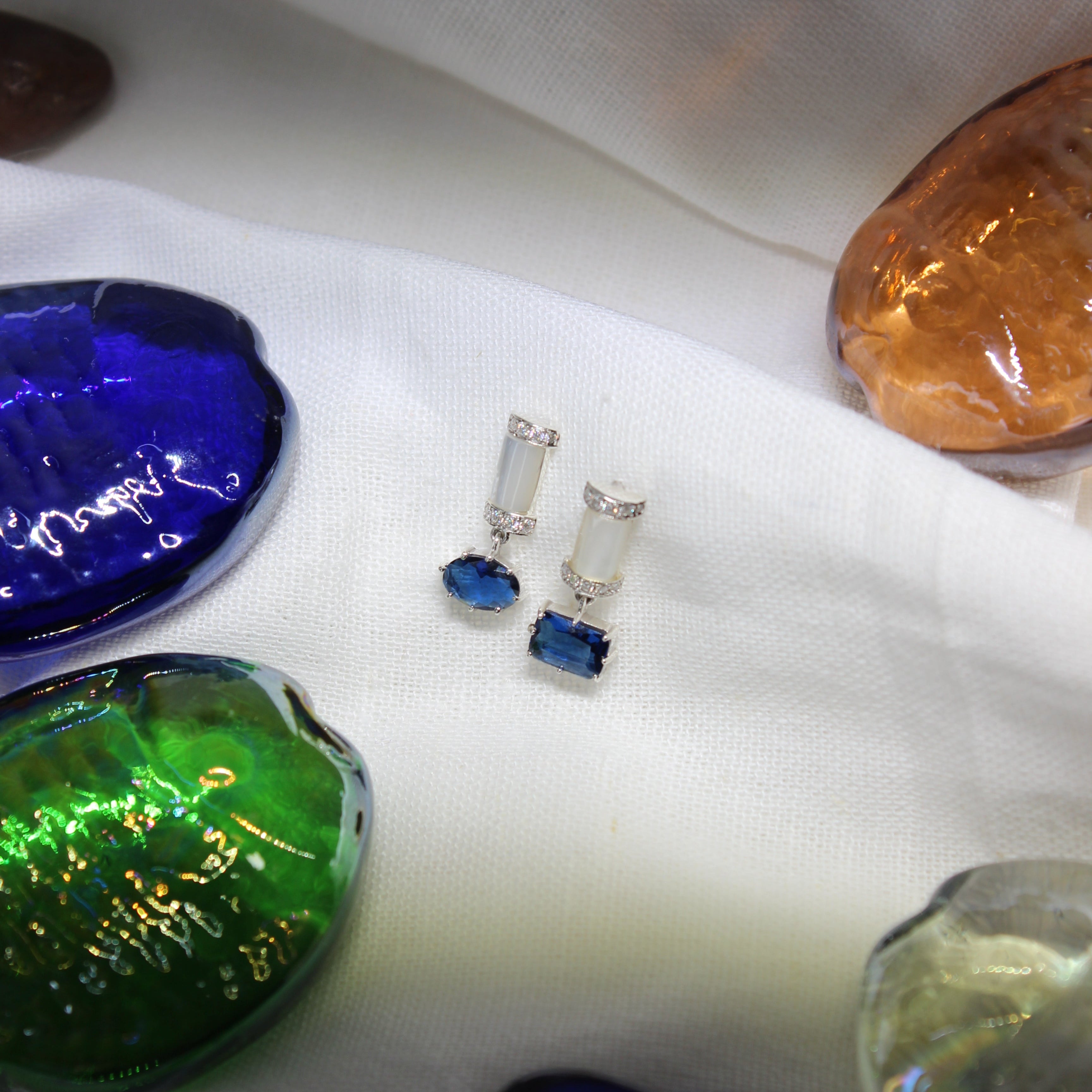 Cirtus Spark Blue Earrings