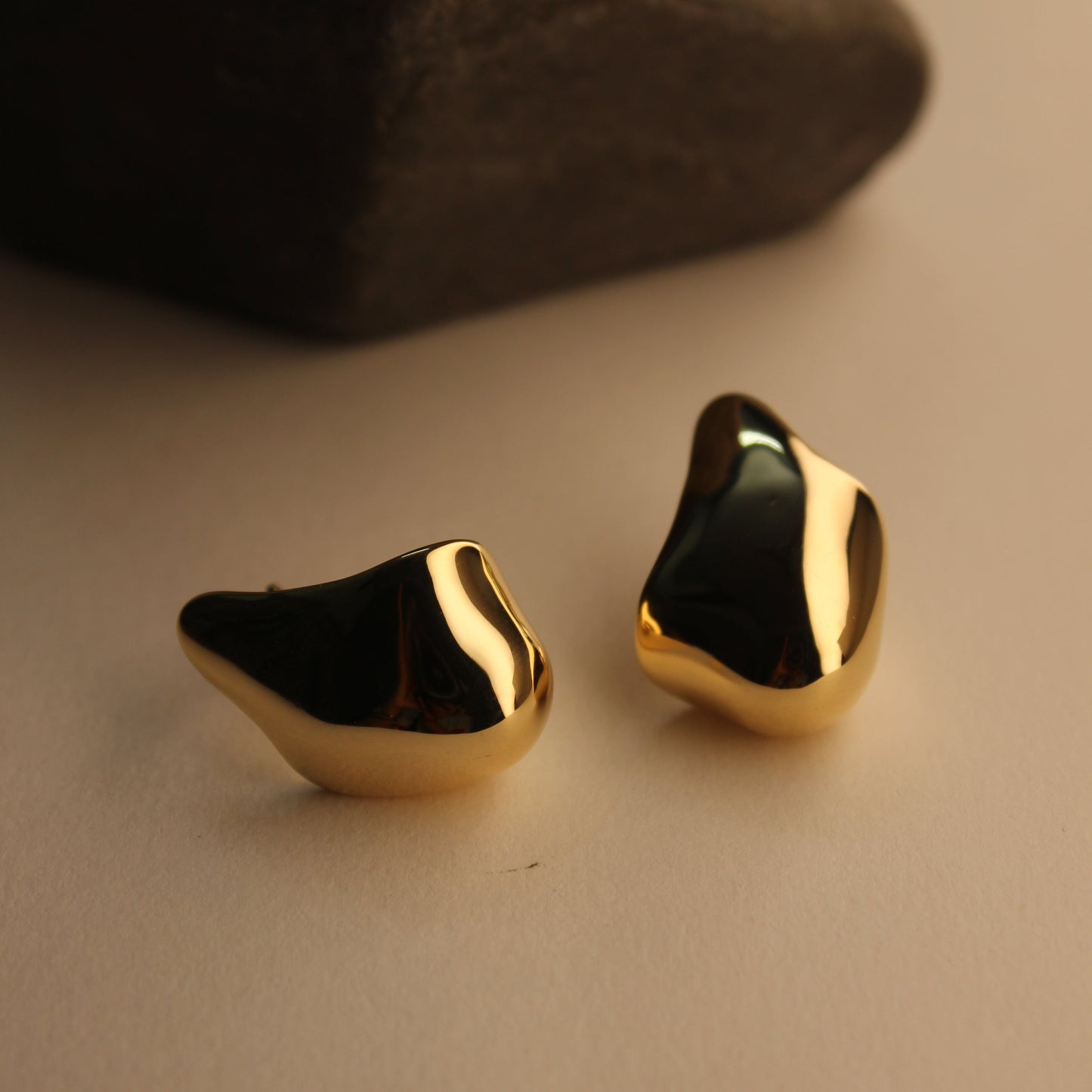 Solar Drip Hoop Earrings