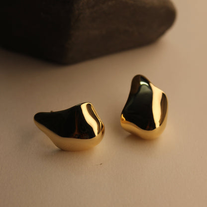 Solar Drip Hoop Earrings