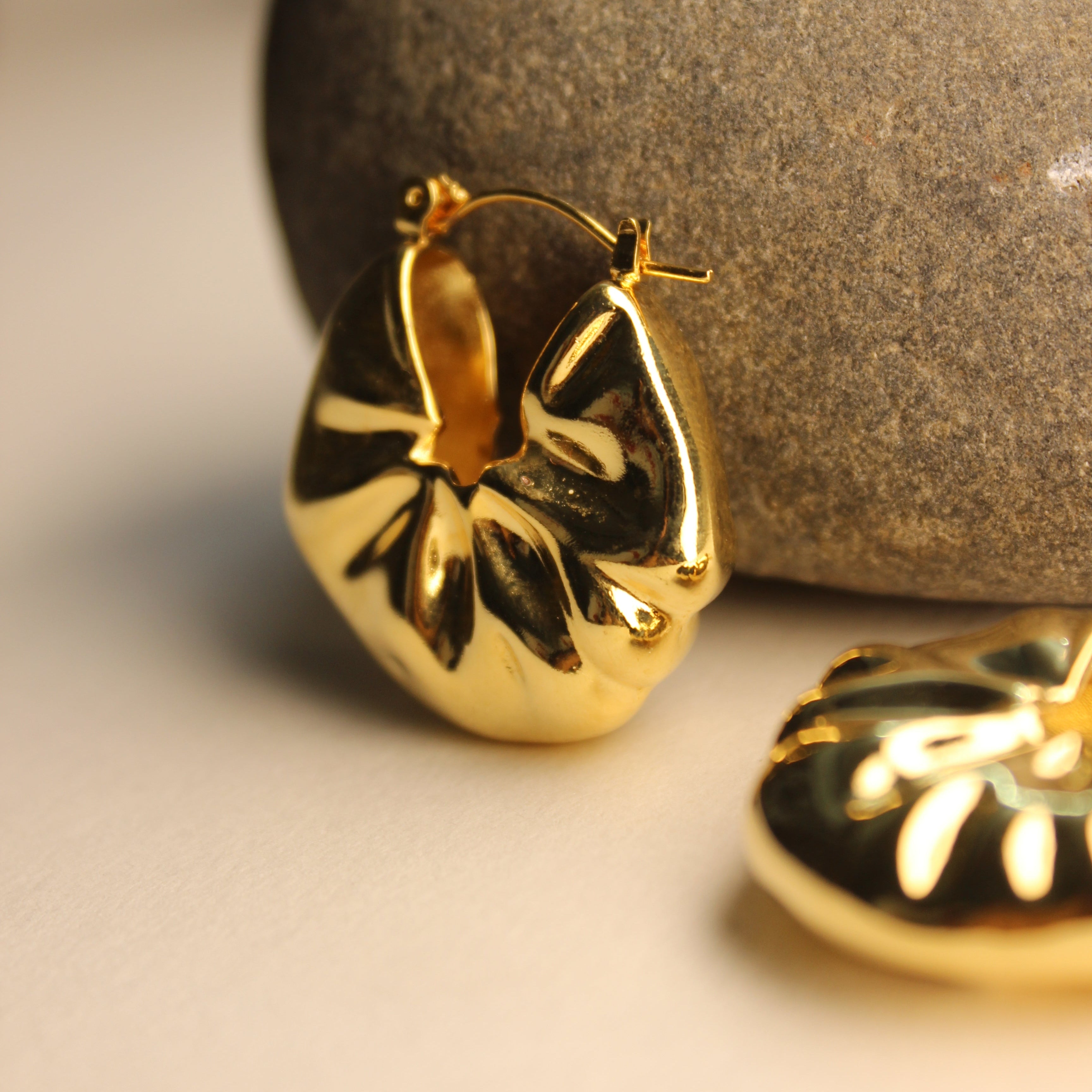 Petal Crush Hoop Earrings