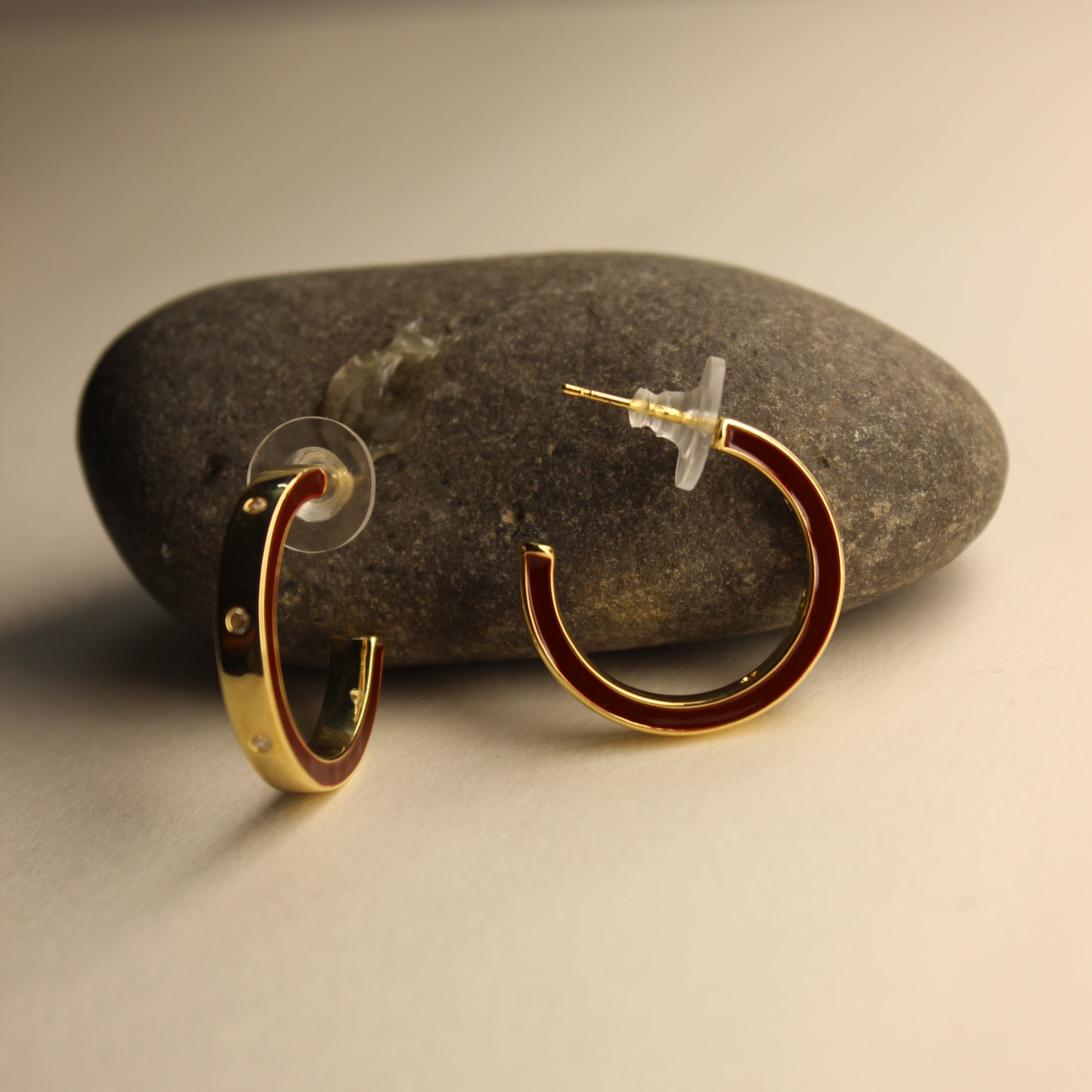 Flip Side Half-Hoop Earrings