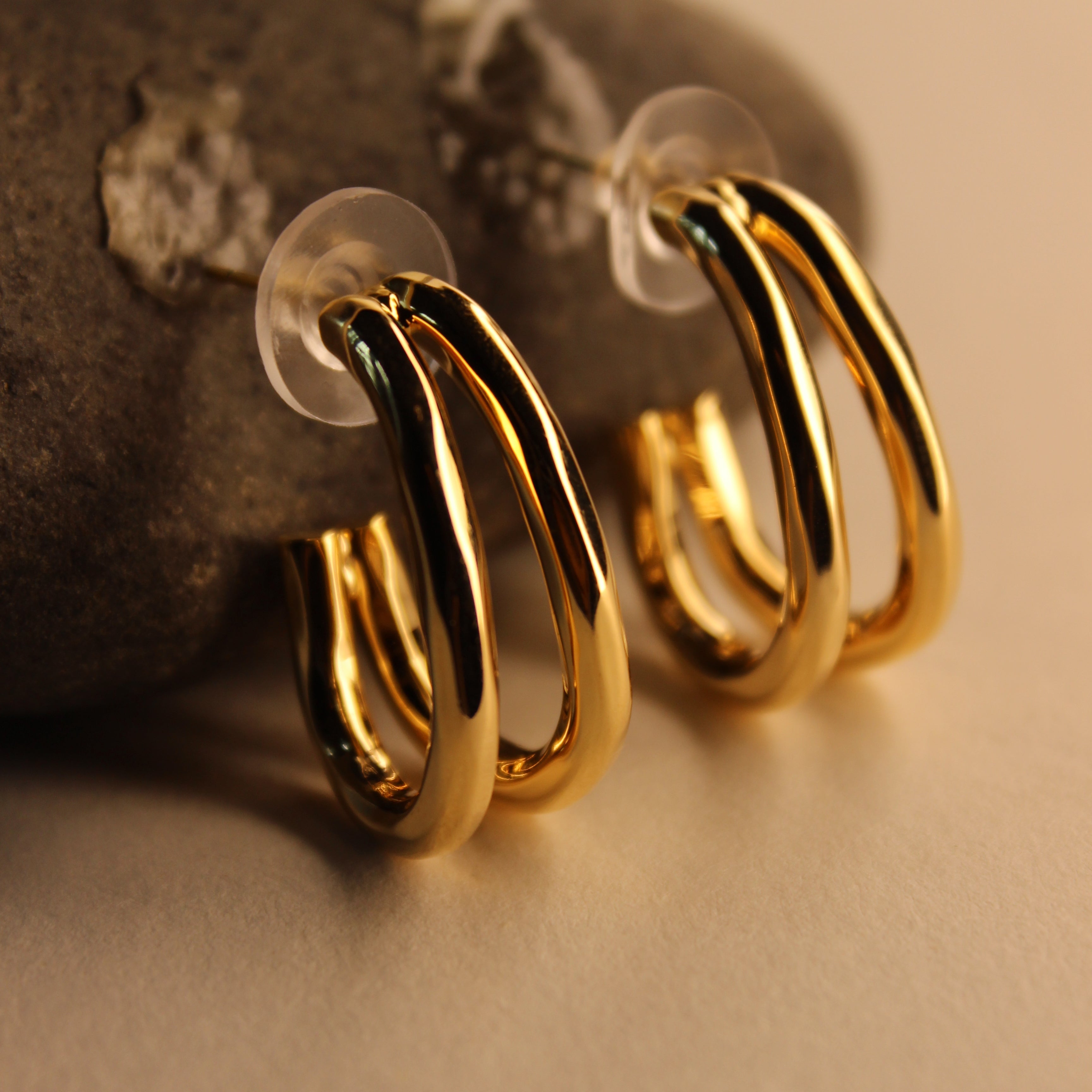 Calista Half-Hoop Earrings