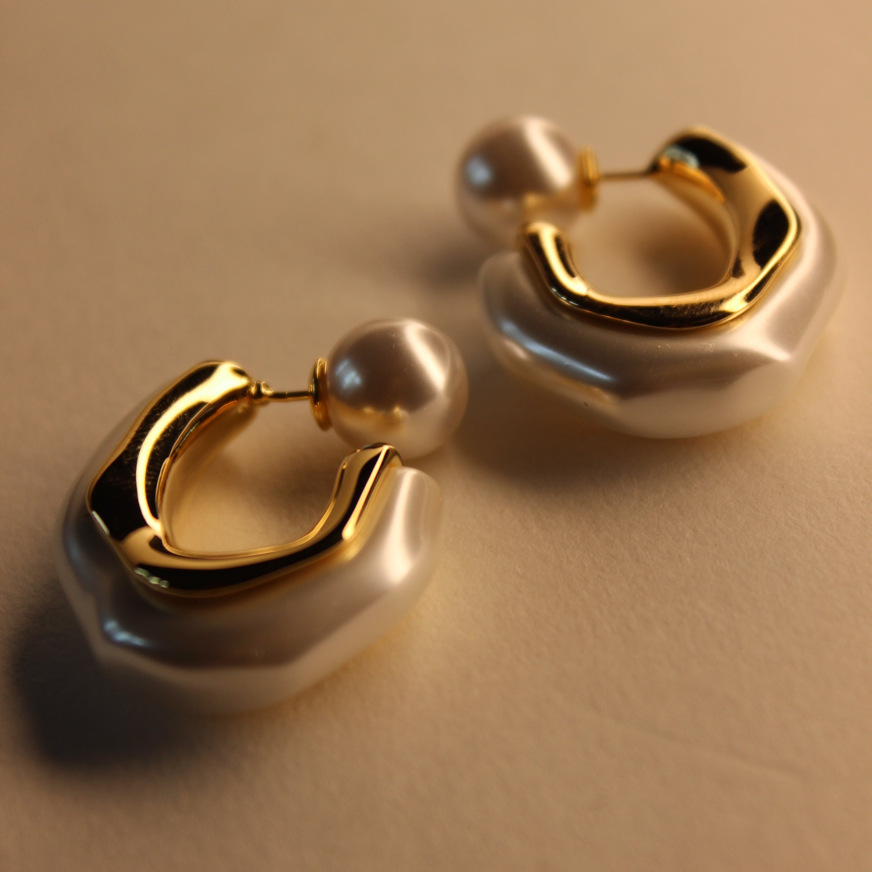 Divina Half-Hoop Earrings