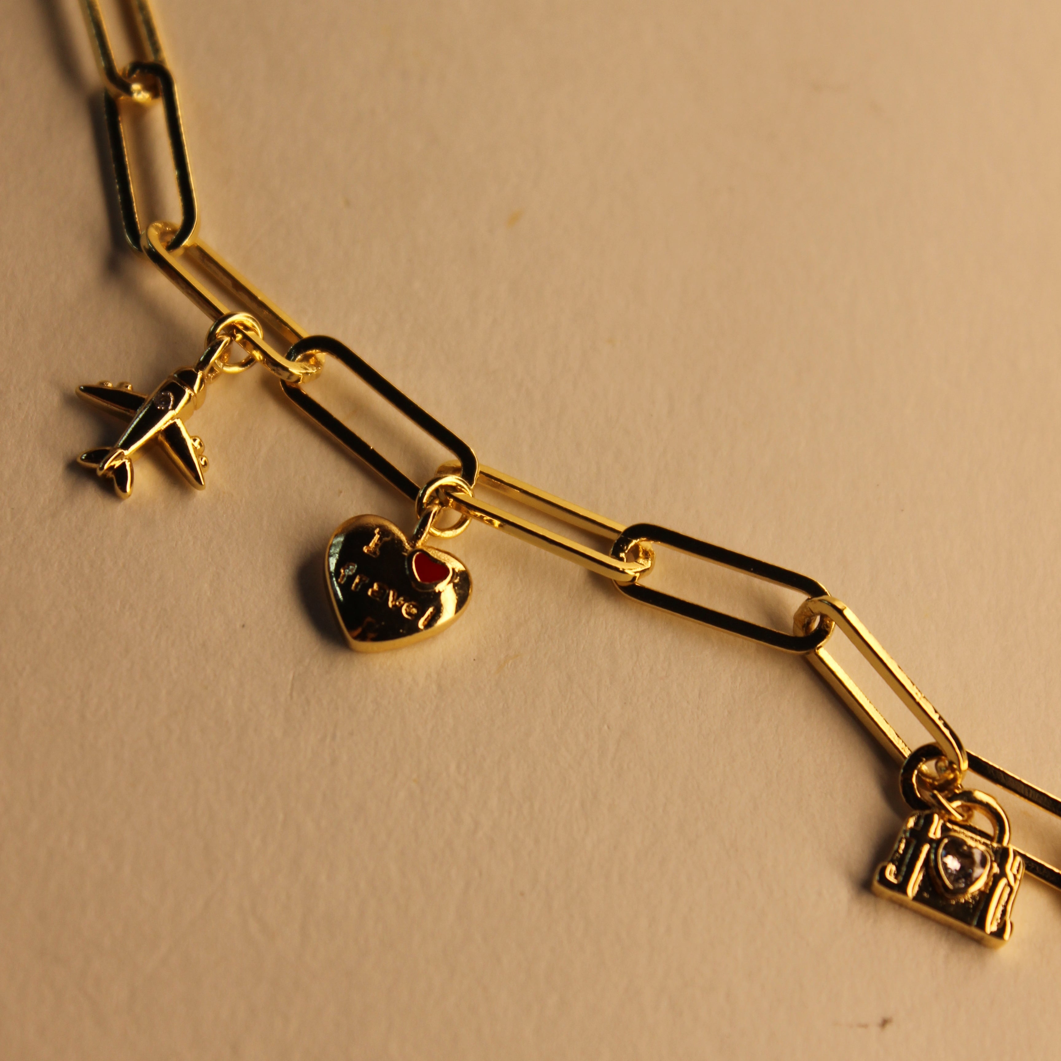 Voyage charm bracelet