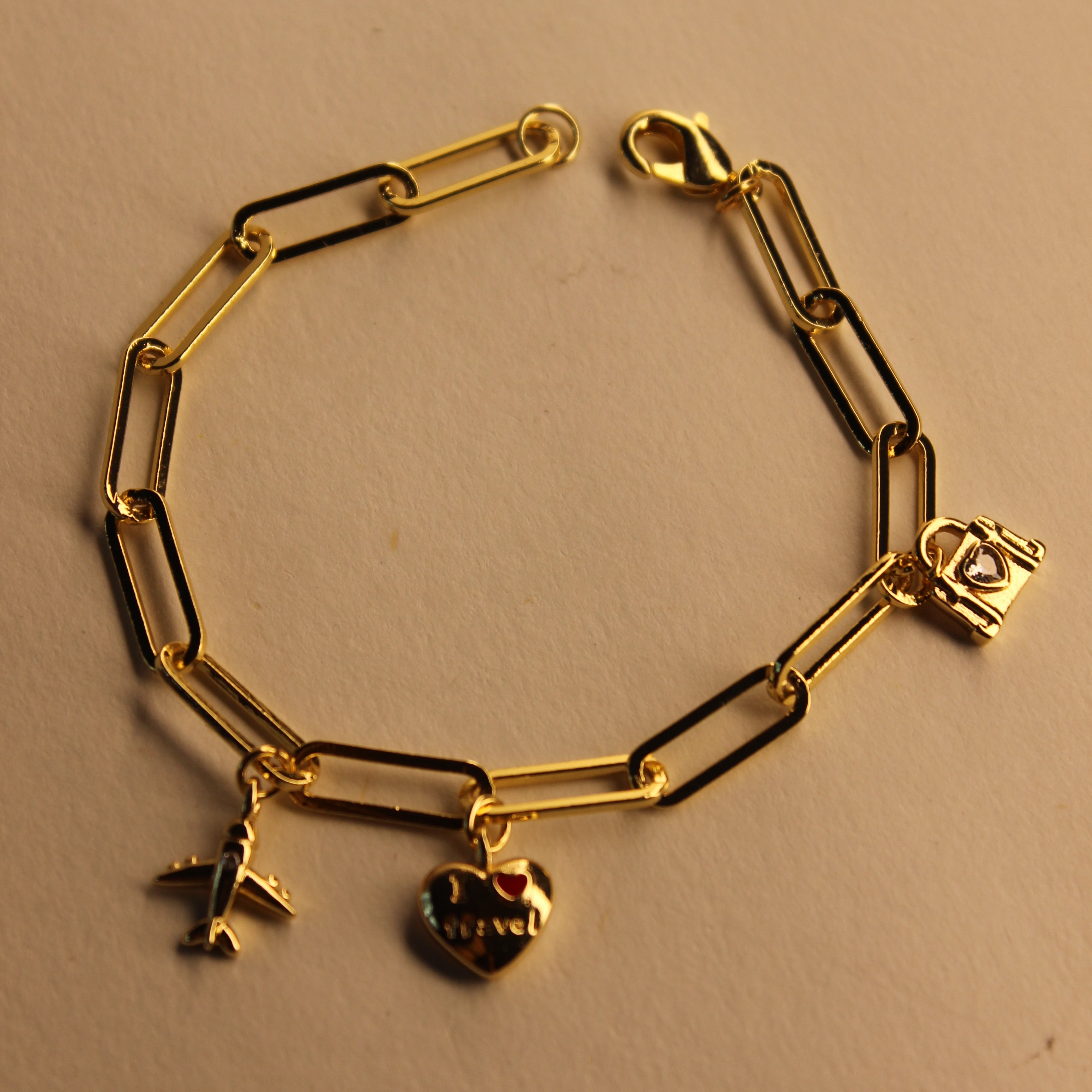 Voyage charm bracelet