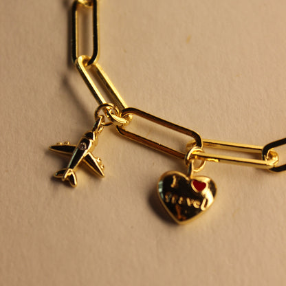 Voyage charm bracelet