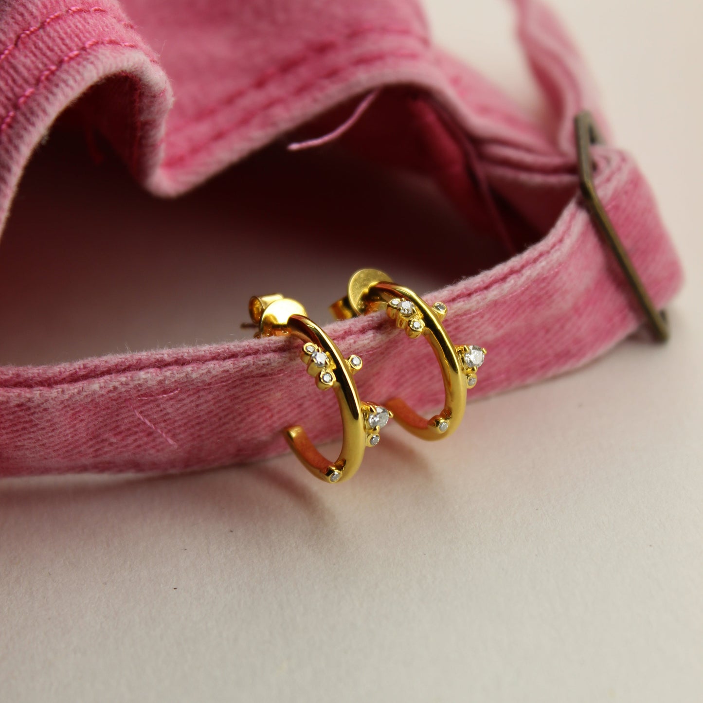 Halo Hug Half-Hoop Earrings
