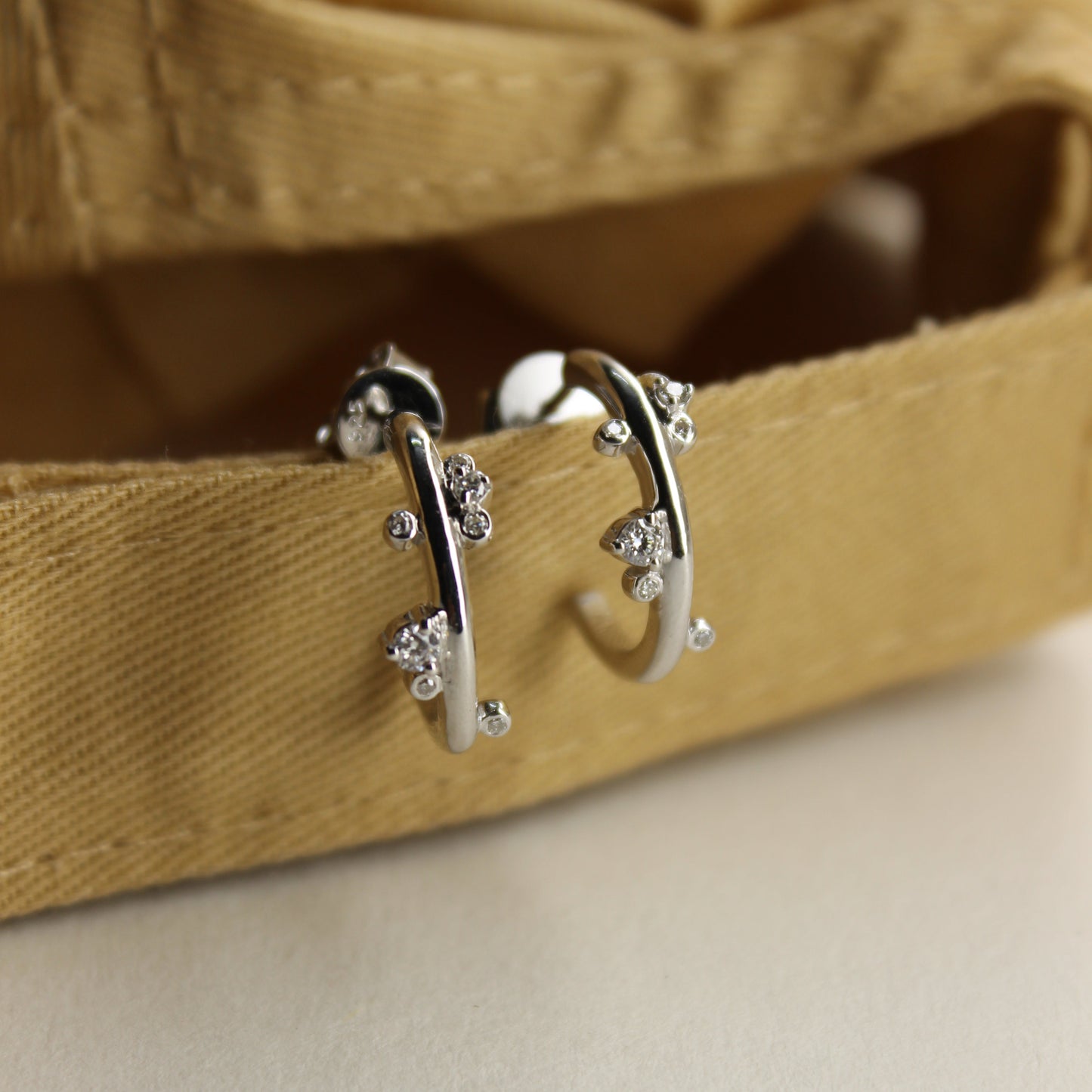 Halo Hug Half-Hoop Earrings