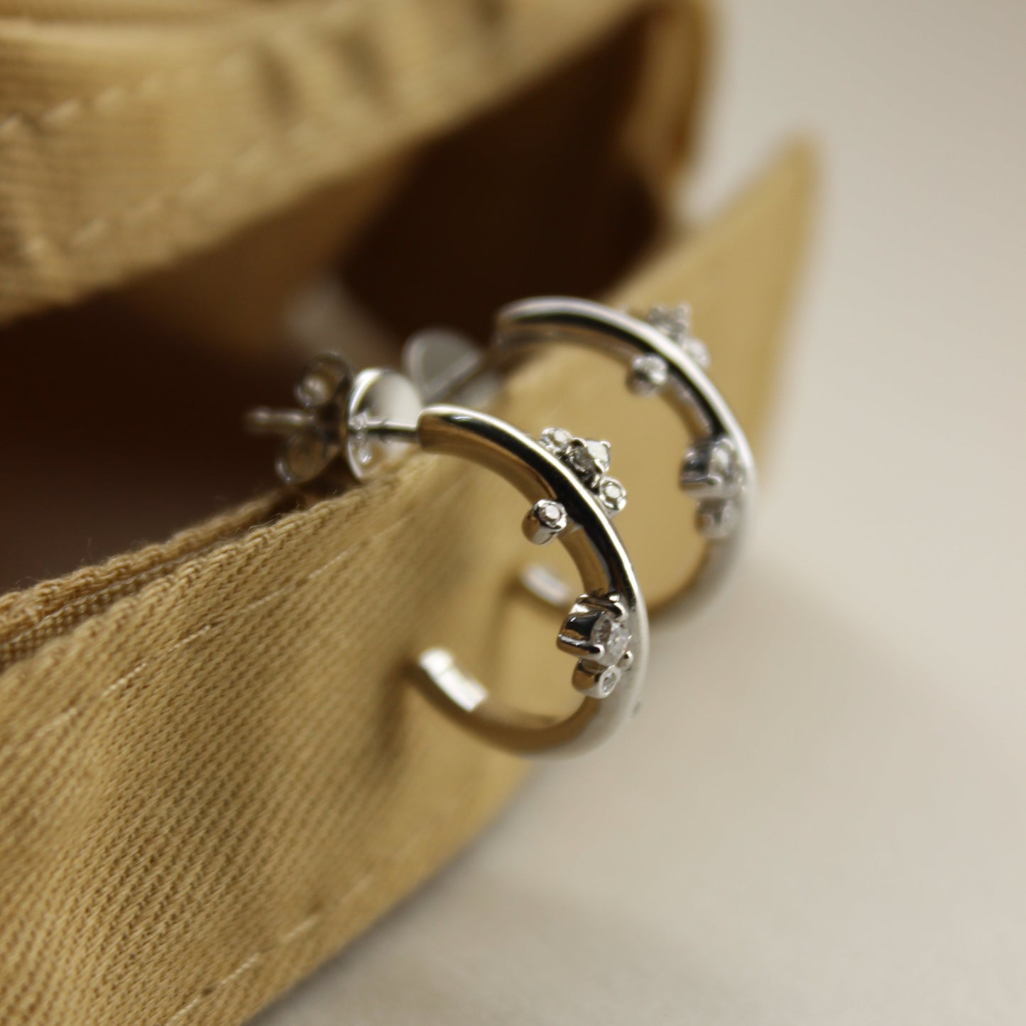Halo Hug Half-Hoop Earrings